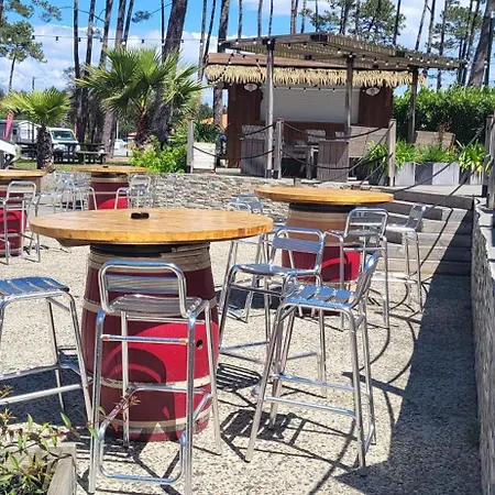 Campsite Mobil-home 5 Pers Climatise - Et Foret - Les Oyats Seignosse