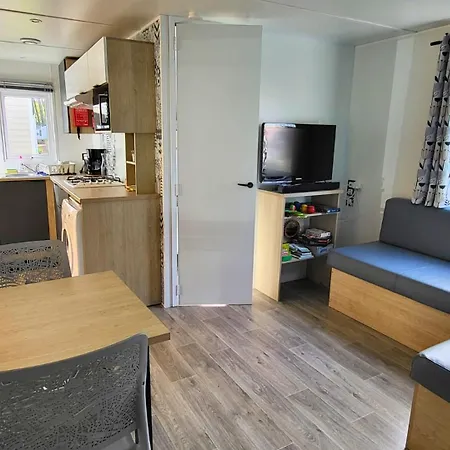 Campeggio Mobil-home 5 pers climatisé - Plage et forêt - Camping Les Oyats Seignosse *