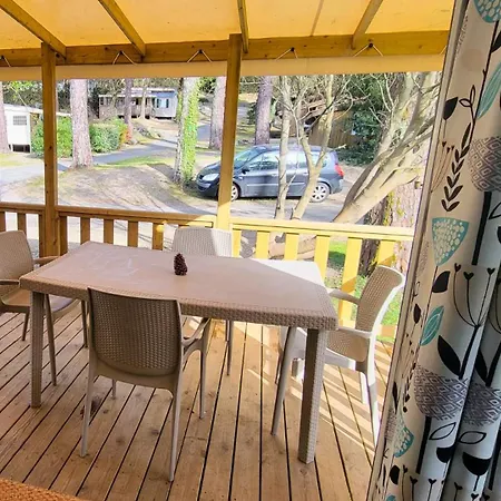 Mobil-Home Cosy Climatise 5 Pers - Terrasse Couverte - Plage Des Casernes A 800M