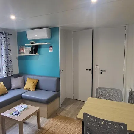 Campsite Mobil-home 5 Pers Climatise - Et Foret - Les Oyats Seignosse