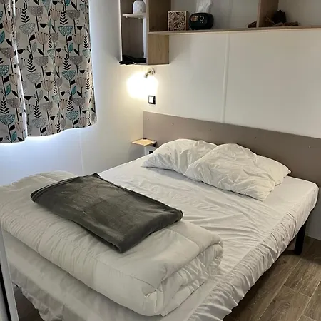 Mobil-home 5 pers climatisé - Plage et forêt - Camping Les Oyats Seignosse Campeggio