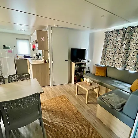 Mobil-home 5 pers climatisé - Plage et forêt - Camping Les Oyats Seignosse Campeggio