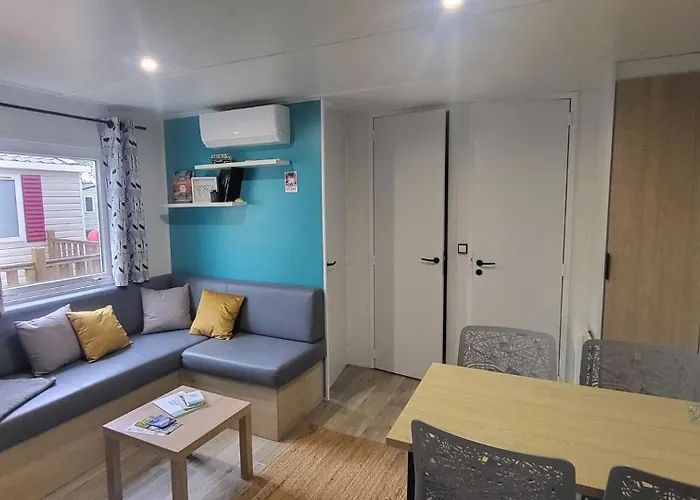 Camping Mobil-home 5 Pers Climatisé - Et Forêt - Les Oyats Seignosse