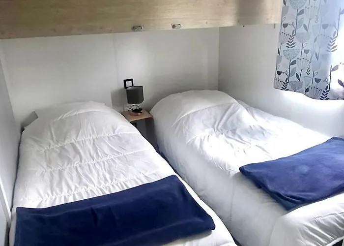 Mobil-home Cosy Climatise 5 Pers - Terrasse Couverte - Des Casernes A 800m Κάμπινγκ *